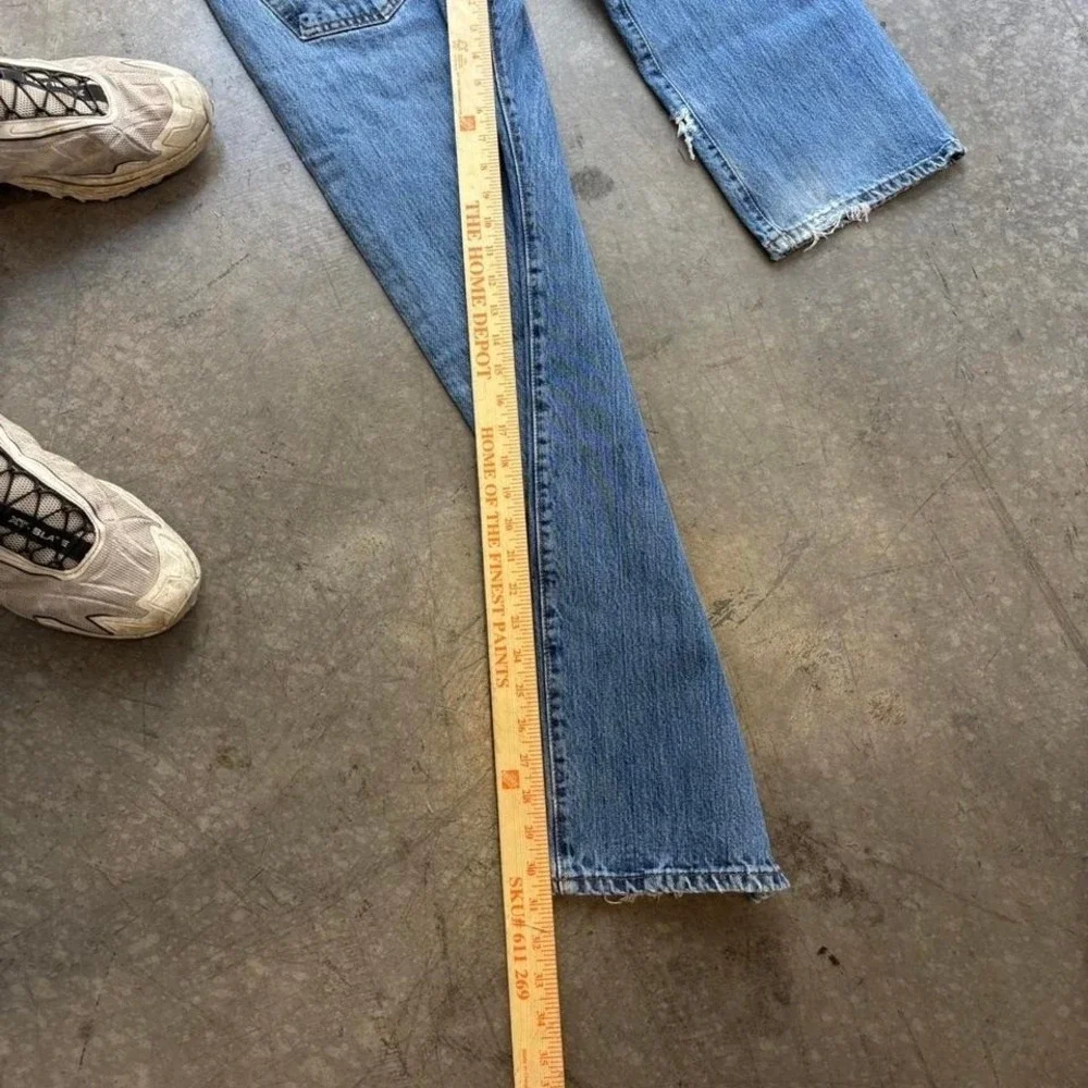 Y2k‎ Levi's 501 Button Fly Denim Blue Jeans 35x31